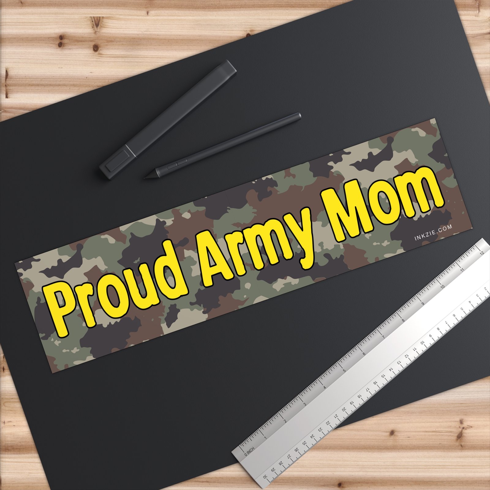 Proud Army Mom Bumper Sticker - Image 6
