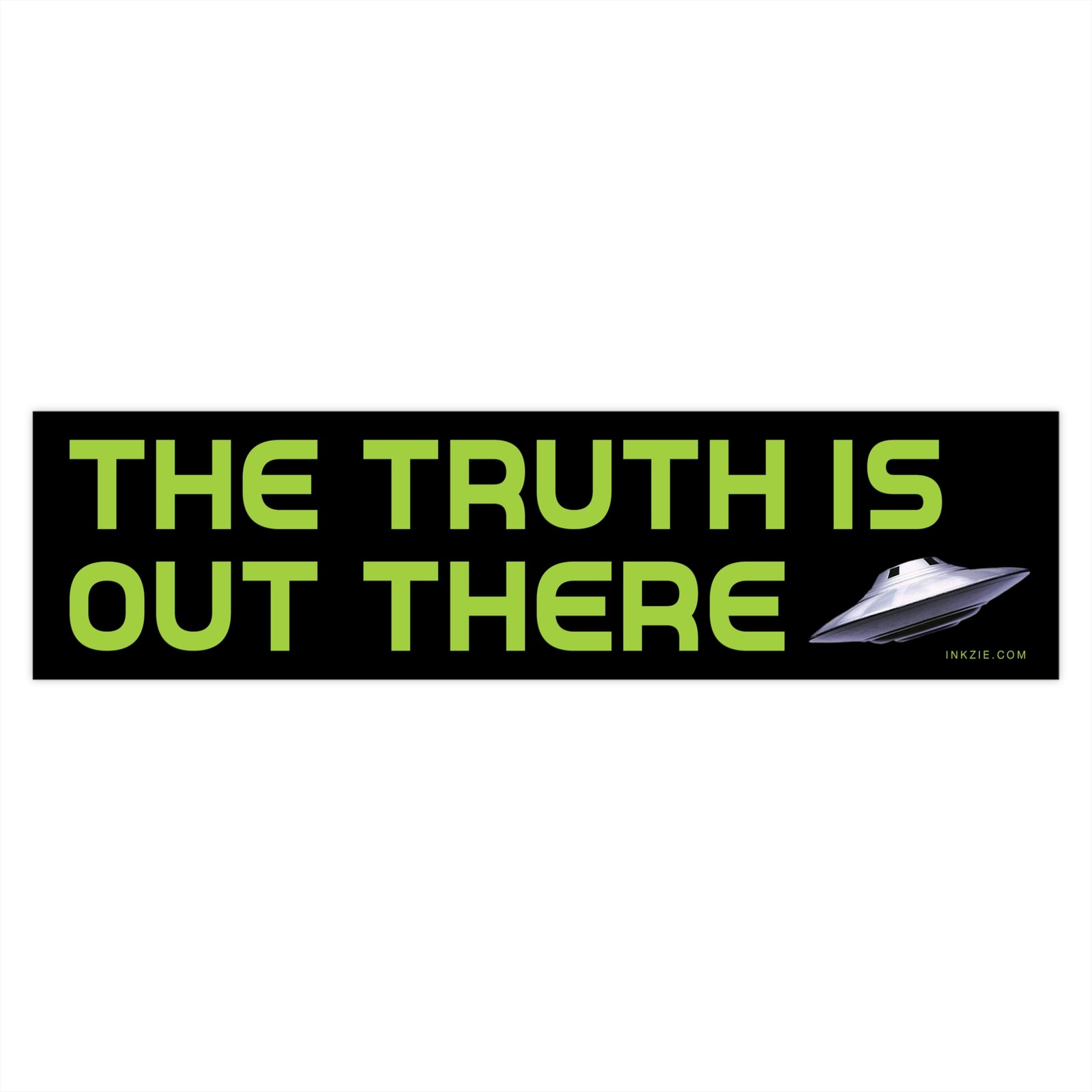The Truth Is Out There UFO Bumper Sticker - Image 4