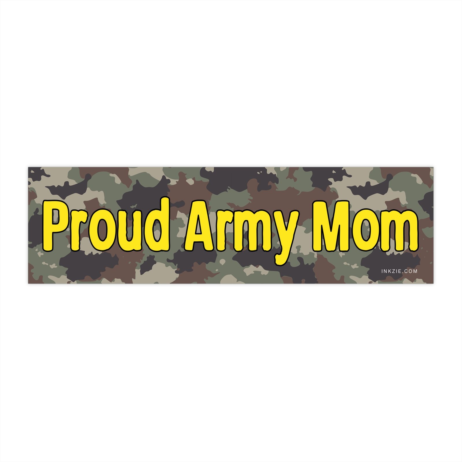 Proud Army Mom Bumper Sticker