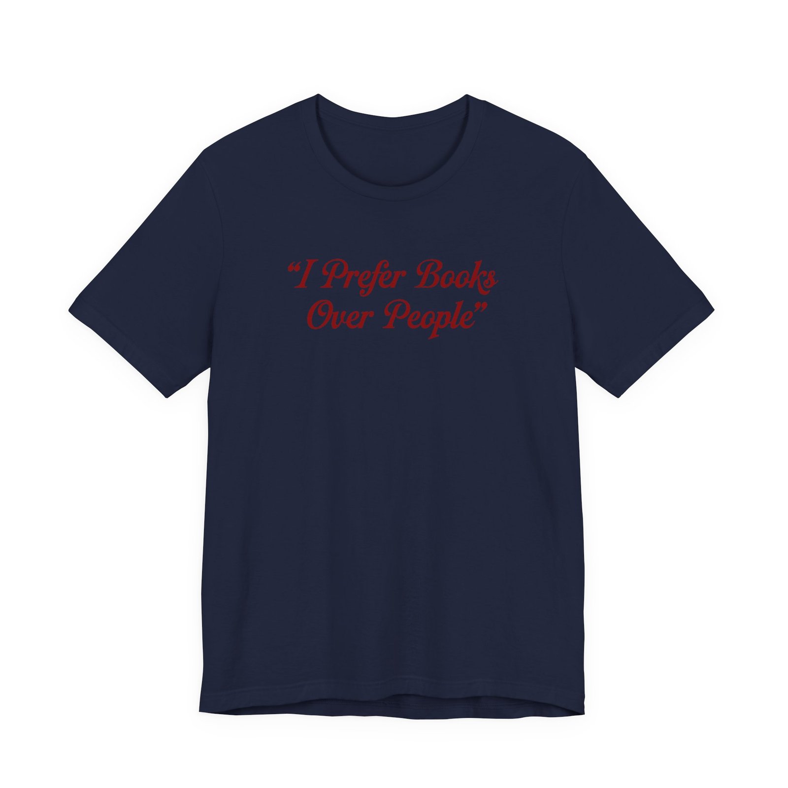I Prefer Books Over People T-Shirt - Image 8