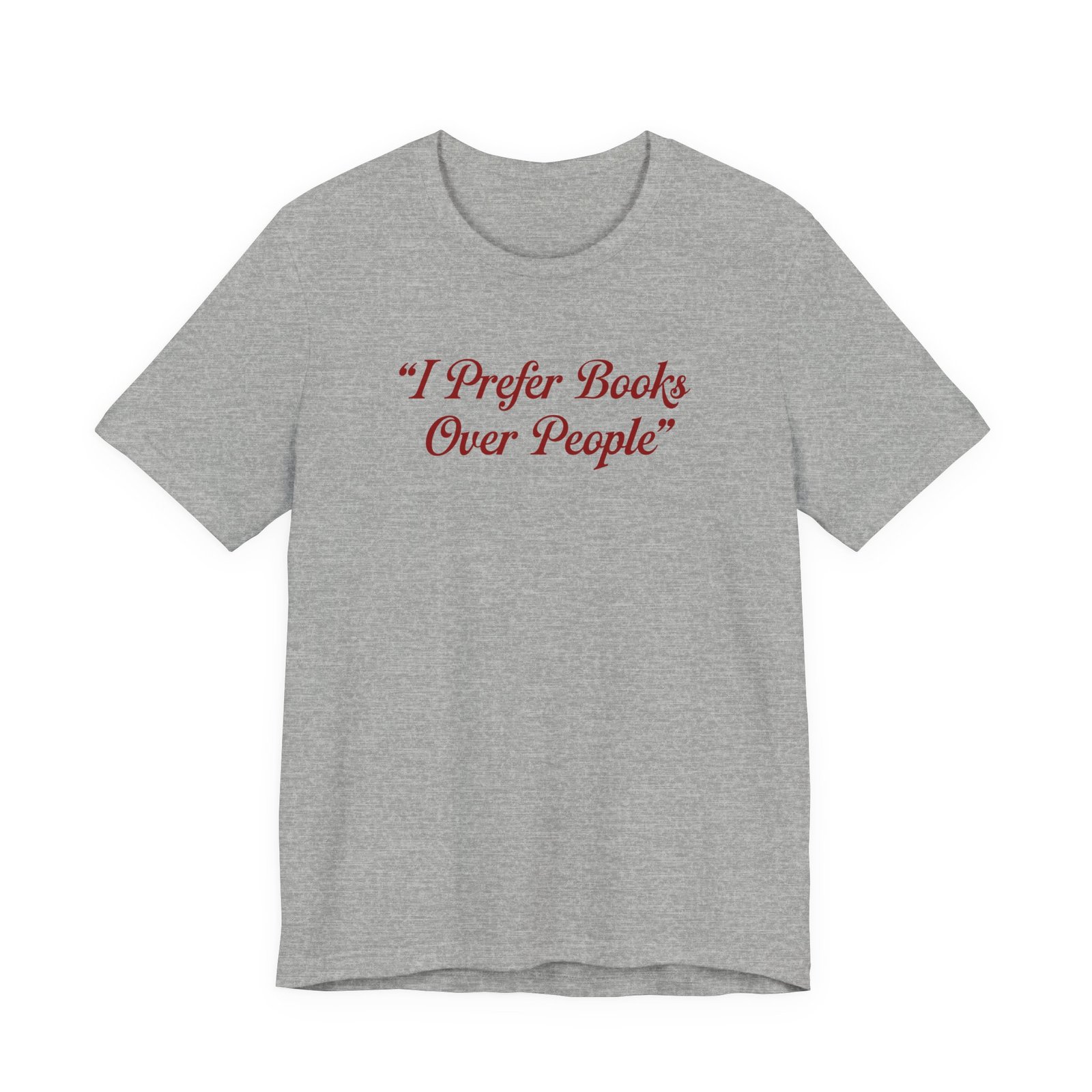 I Prefer Books Over People T-Shirt - Image 10