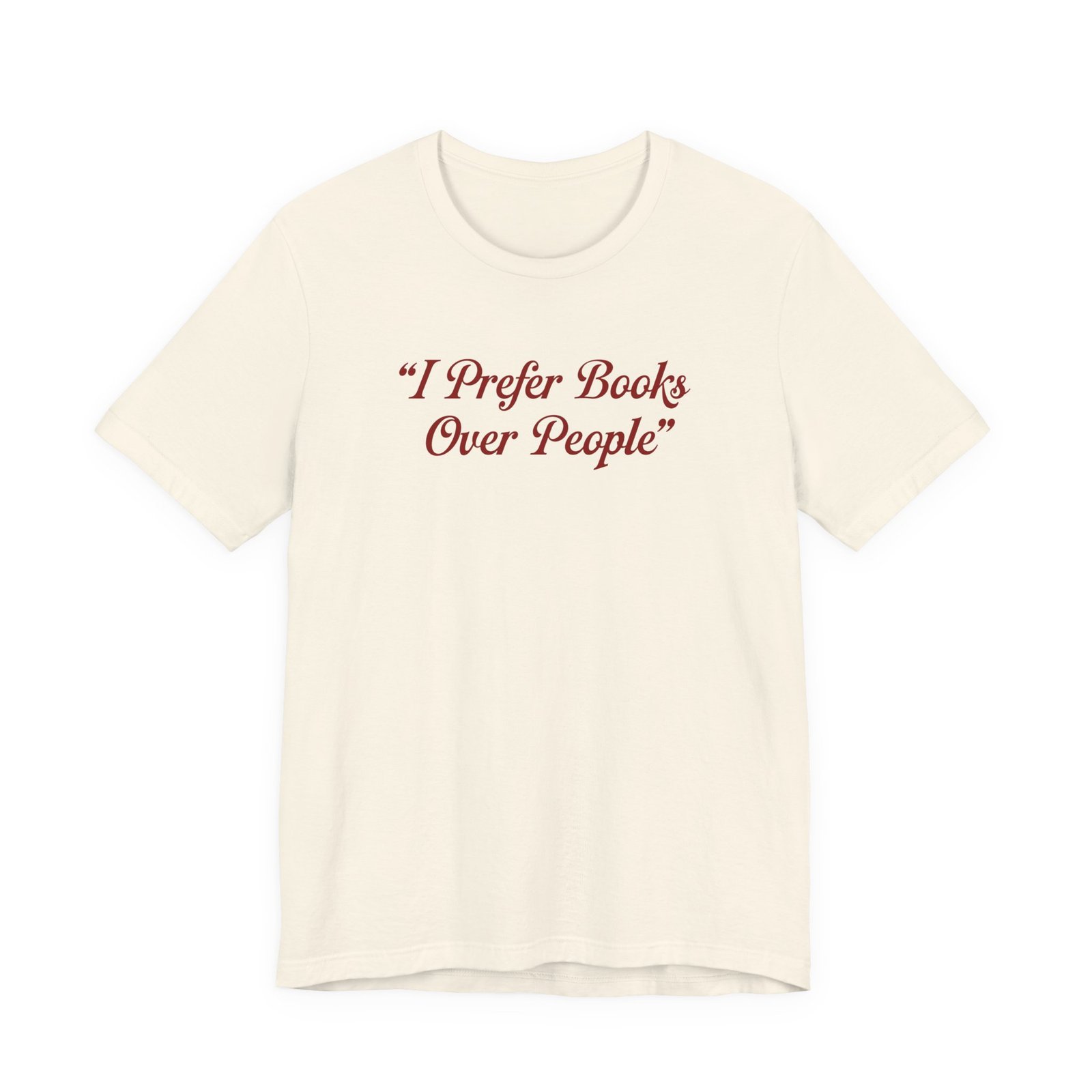 I Prefer Books Over People T-Shirt - Image 9