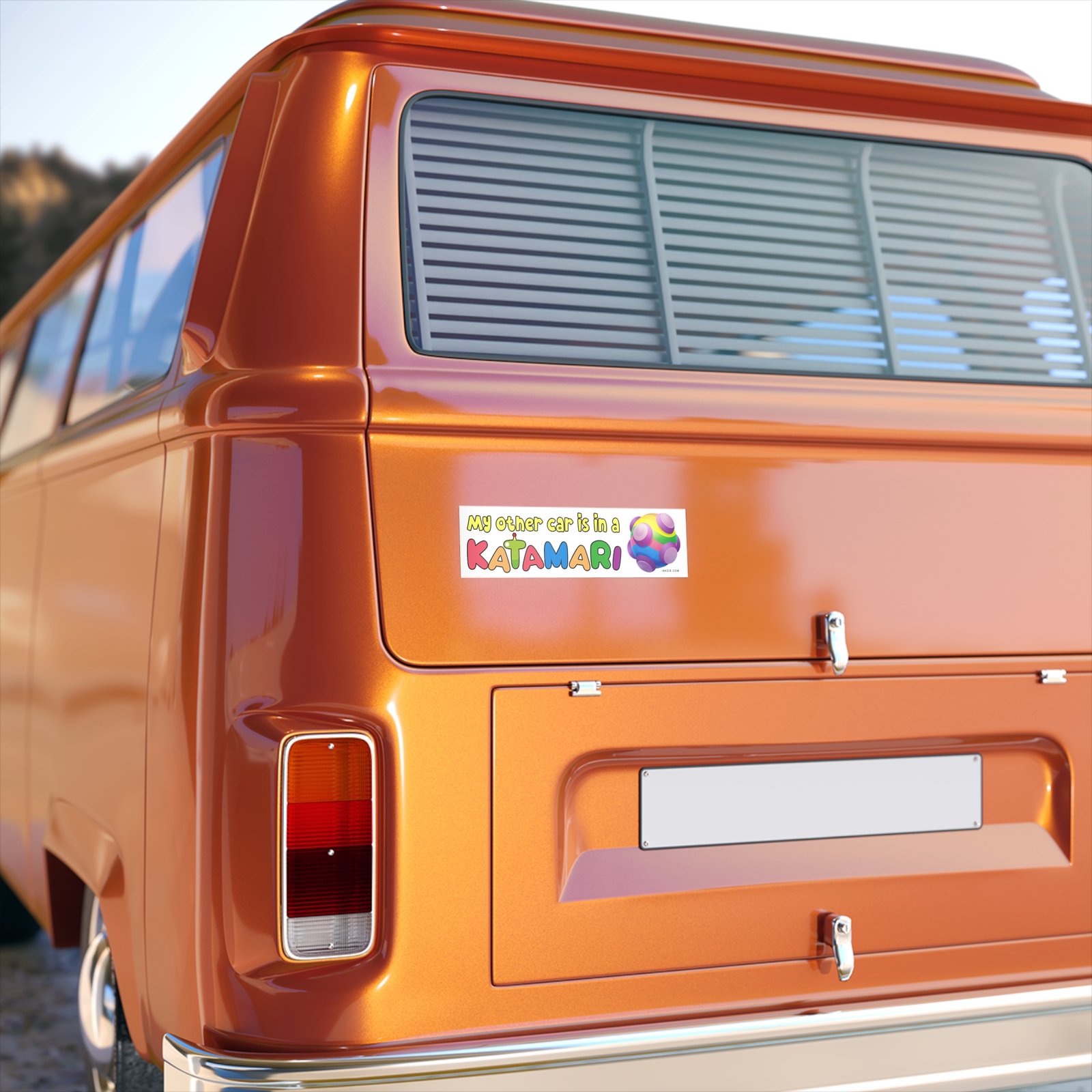 My Other Car Is in a Katamari Bumper Sticker - Image 1