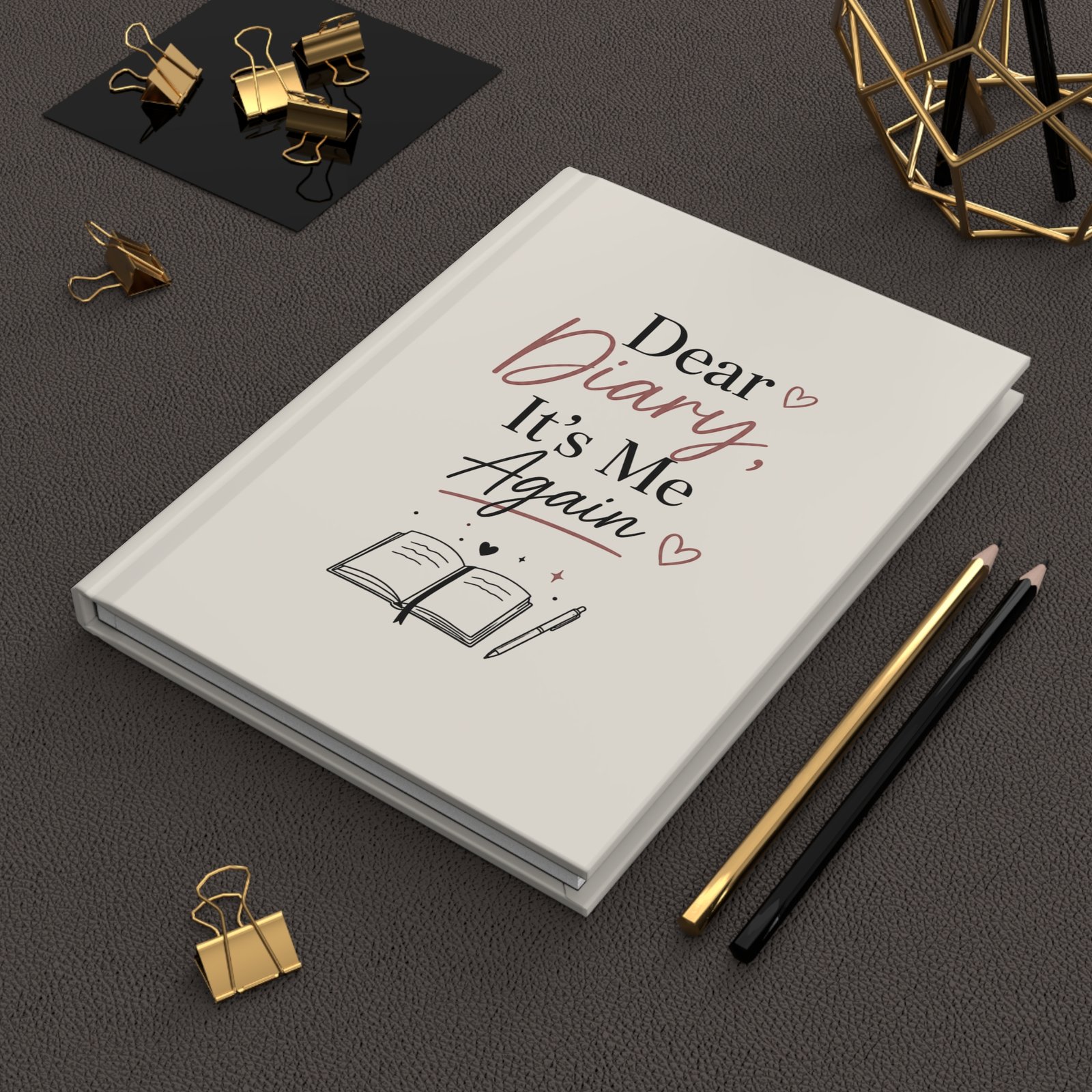 Dear Diary, It's Me Again – Hardcover Journal | Inspirational Writing Notebook - Image 3